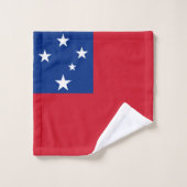 Drapeau de Samoa (Gant de toilette)