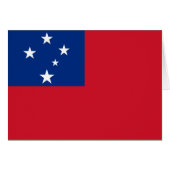 Drapeau de Samoa (Devant horizontal)