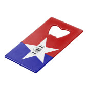 Drapeau de San Antonio de l'ouverture de bouteille (Dos Angle)