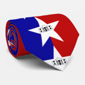 Drapeau de San Antonio, Texas Cravate (Roulé)