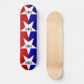 Drapeau de San Antonio, Texas Skateboard (Recto)