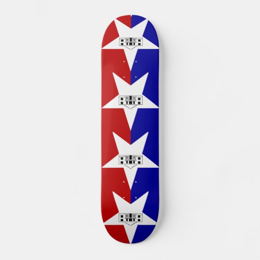 Drapeau de San Antonio, Texas Skateboard (Recto)