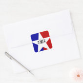 Drapeau de San Antonio, Texas Sticker Carré (Enveloppe)