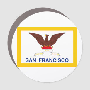 Drapeau de San Francisco, Californie Magnet de voi