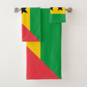 Drapeau de Sao Tomé-et-Principe (En situation)