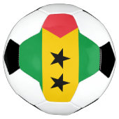 Drapeau de Sao Tomé-et-Principe (Tourné)