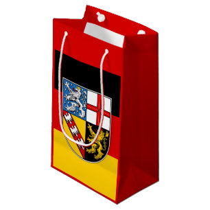 Drapeau de Sarre petit sac cadeau