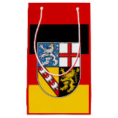 Drapeau de Sarre petit sac cadeau (Devant)