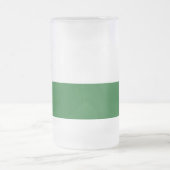 Drapeau de Saxe en verre dépoli Mug de bière (Centre)