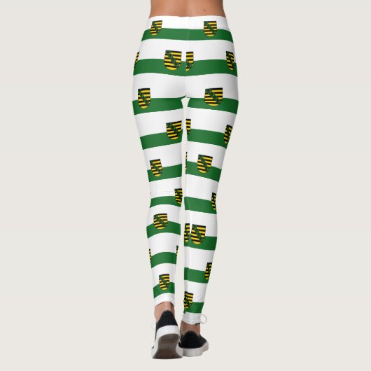 Drapeau de Saxe Leggings (Dos)