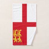 Drapeau de Sercq (Serviette à main)