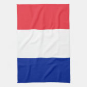 Drapeau de serviette de cuisine de la France (Vertical)