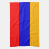 Drapeau de serviette de cuisine de l'Arménie (Vertical)