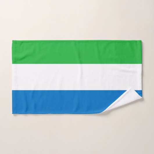 Drapeau de Sierra Leone (Serviette à main)