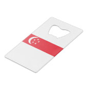 Drapeau de Singapour (Devant Angle)