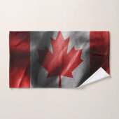 Drapeau de soie du Canada (Serviette à main)