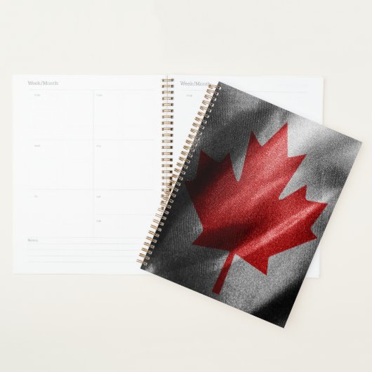 Drapeau de soie du Canada (Devant avec enveloppe)