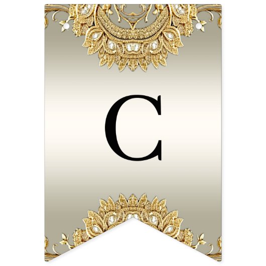 Drapeau de soudage orné d'or (Premier drapeau)