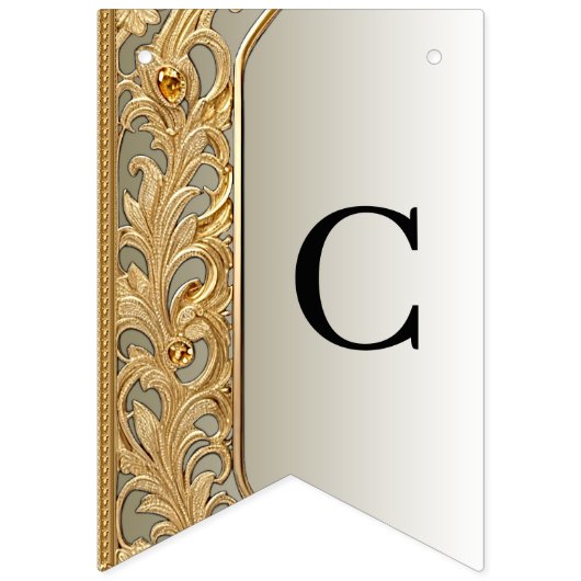 Drapeau de soudage orné d'or moderne (Premier drapeau)