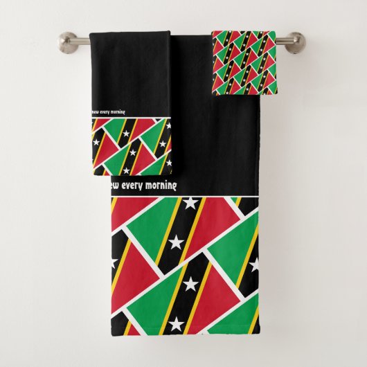 Drapeau de ST-KITTS-ET-NEVIS (En situation)