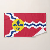 Drapeau de St Louis, Missouri (Serviette à main)