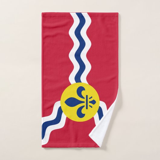 Drapeau de St Louis, Missouri (Serviette à main)