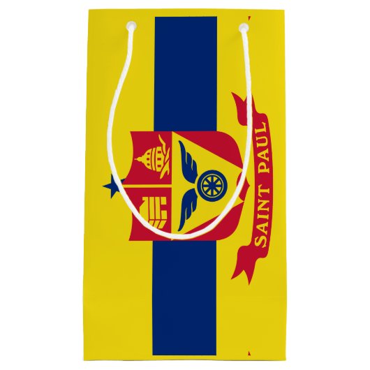 Drapeau de St Paul, Minnesota petit sac cadeau (Devant)
