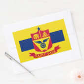 Drapeau de St Paul, Sticker rectangulaire du Minne (Enveloppe)