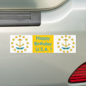 Drapeau de Sticker de Rhode Island (En voiture)