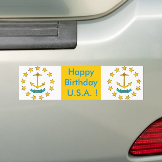 Drapeau de Sticker de Rhode Island (En voiture)