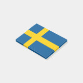 Drapeau de Suède Post-it® Notes (Incliné)