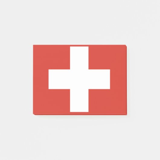 Drapeau de Suisse Post-it® Notes (Devant)