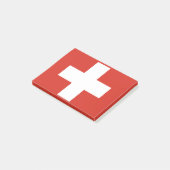 Drapeau de Suisse Post-it® Notes (Incliné)