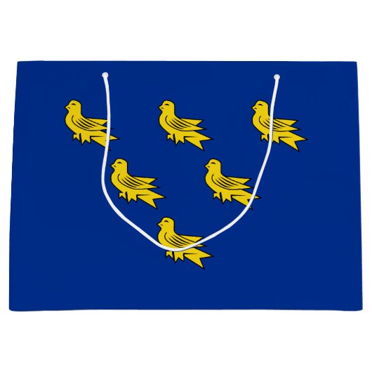Drapeau de Sussex grand sac cadeau (Devant)