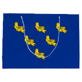 Drapeau de Sussex grand sac cadeau (Dos)
