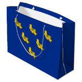 Drapeau de Sussex grand sac cadeau (Dos Angle)