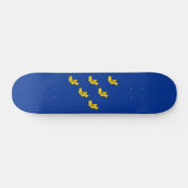 Drapeau de Sussex Skateboard (Horz)