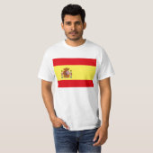 Drapeau de T-shirt de l'Espagne (Devant entier)