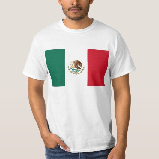 Drapeau de T-shirt du Mexique (Devant)