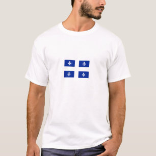 Drapeau de T-shirt du Québec