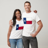 Drapeau de T-shirt du Texas (Unisexe)