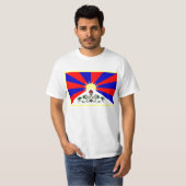 Drapeau de T-shirt du Thibet (Devant entier)