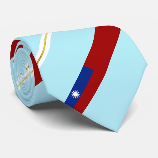 Drapeau de Taïwan cravate d'armes (Roulé)