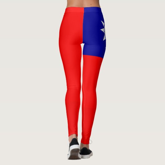 Drapeau de Taïwan legging (Dos)