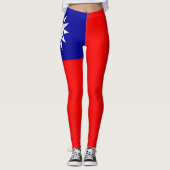 Drapeau de Taïwan legging (Devant)