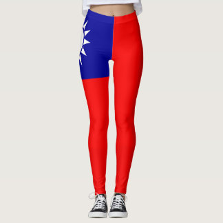 Drapeau de Taïwan legging