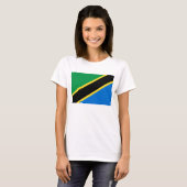 Drapeau de Tanzanie x Carte T-shirt (Devant entier)