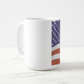 Drapeau de tasse de bande dessinée de Barack Obama (Devant gauche)