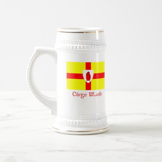Drapeau de tasse de bière d'Ulster (Gauche)