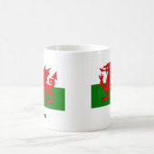 Drapeau de tasse de café du Pays de Galles (Centre)